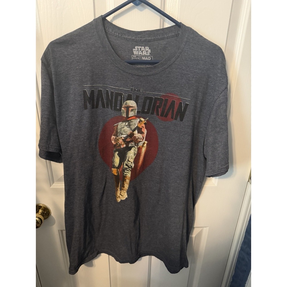 GRAY7 STAR WARS XL THE MANDALORIAN SHORT SLEEVE T SHIRT